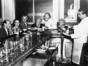 Ernie and Spencer Tracy in Old Havana.