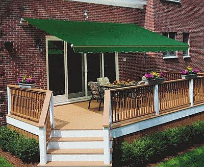 SunSetter-Awning-Green-Solid-Large