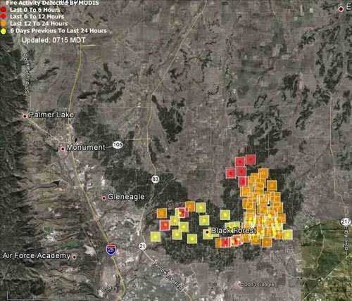 Map-of-Black-Forest-Fire-at-1106-pm-MT-June-12-2013