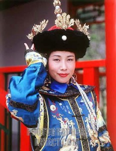 Chinese Dancers In Traditional Dress , Hong Kong